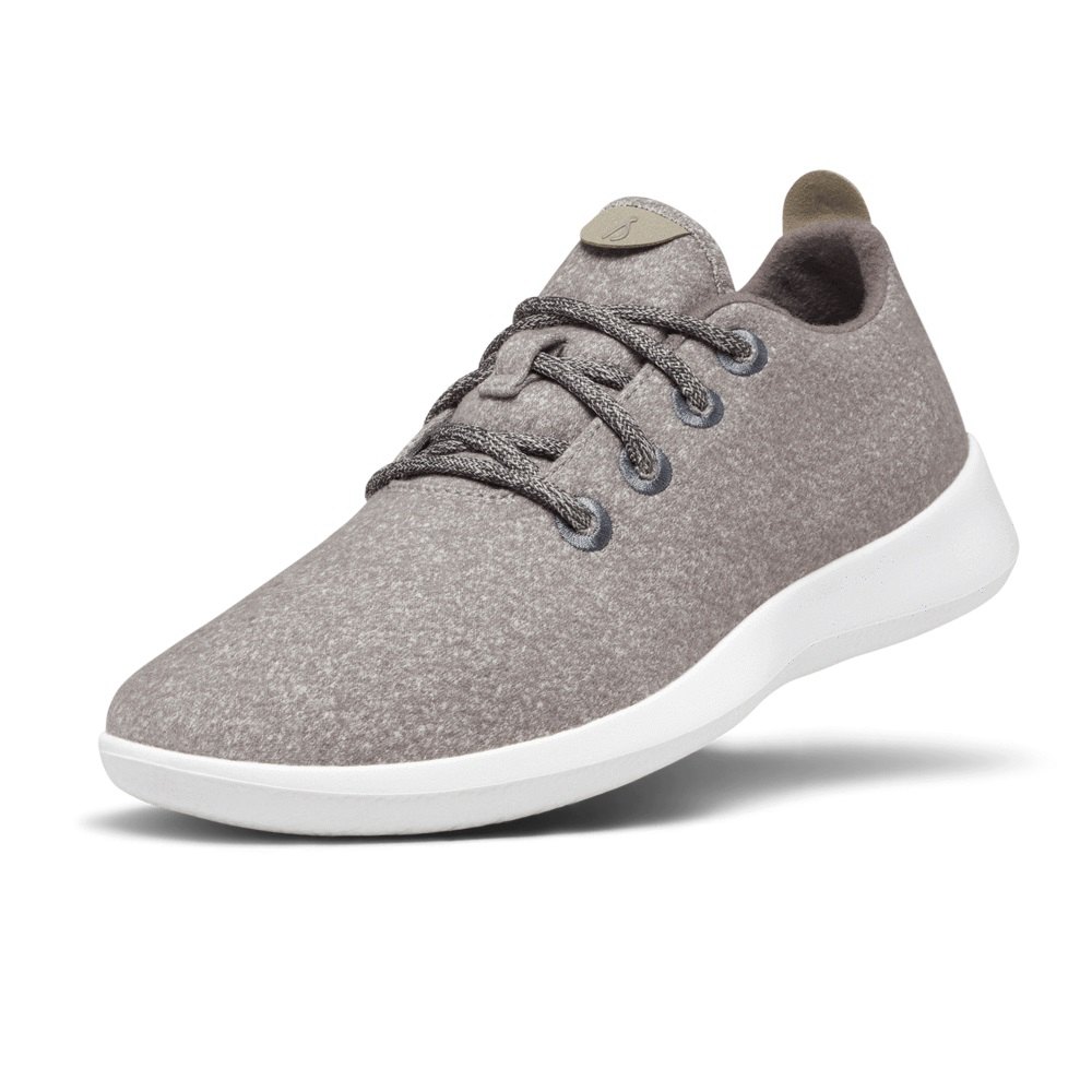 Allbirds Women's Sneakers Grey - Wool Runners - 84319ZLKP